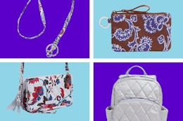 Up to 92% Off Vera Bradley: $2 Lanyards, $4 ID Cases, $14 Crossbody card image