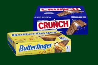 two packs of candy bars