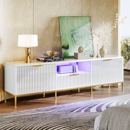 Fluted TV Stand