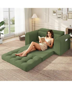 Corduroy Folding Sofa Bed