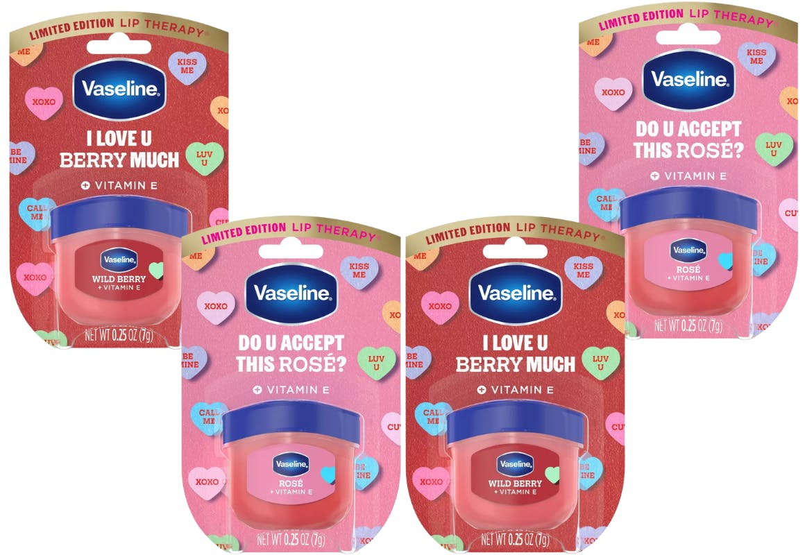 4 Vaseline Lip Therapy Balms