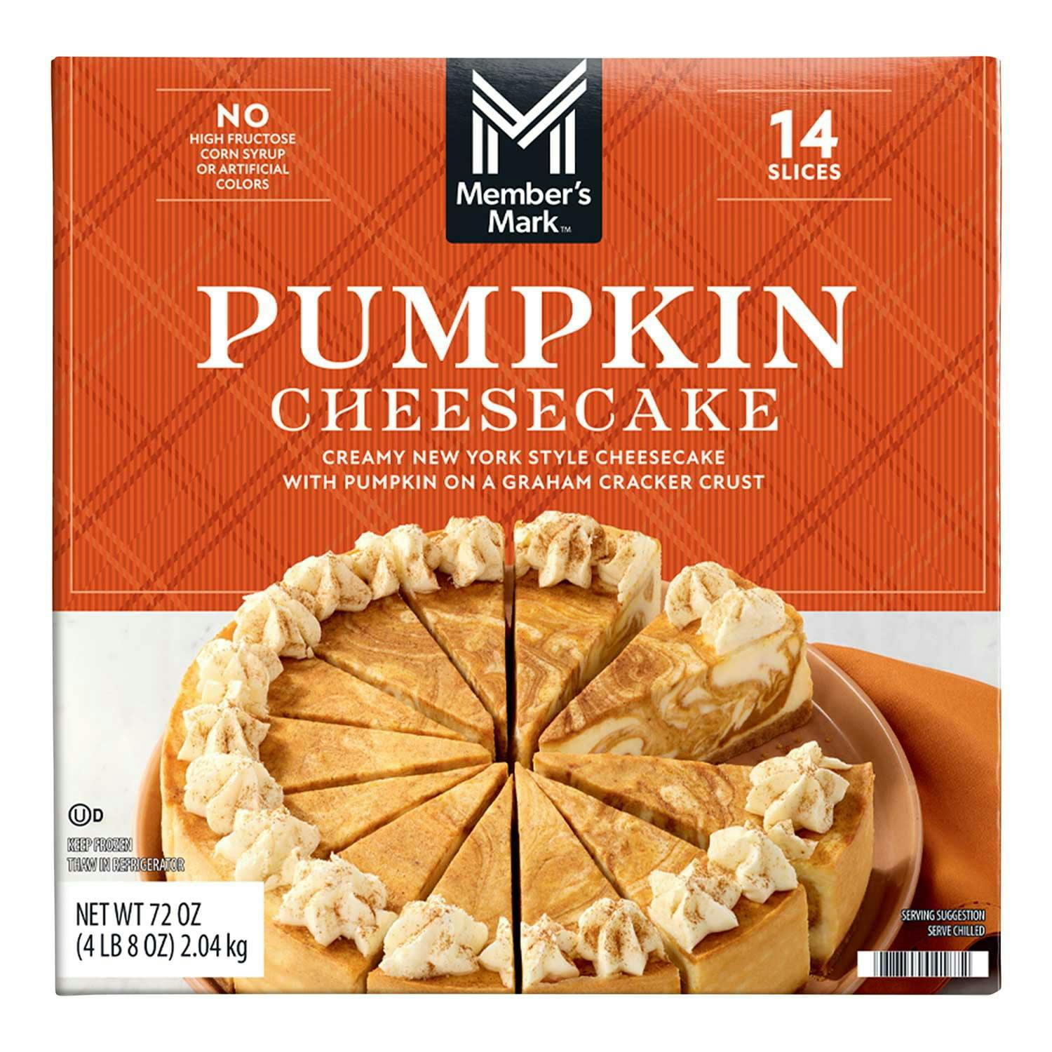 Member's Mark Pumpkin Cheesecake