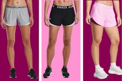 Under Armour Has Women's Shorts for Only $11 When You Stack Promo Codes card image