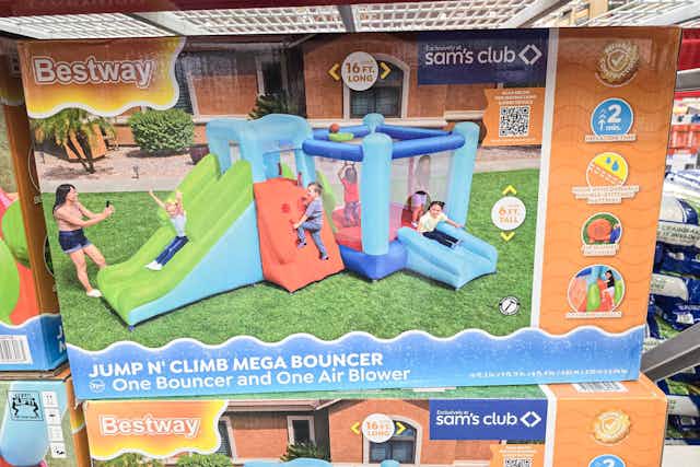Clearance Bounce Houses, as Low as $49.91 at Sam's Club — Will Sell Out card image