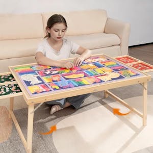 Foldable Puzzle Table