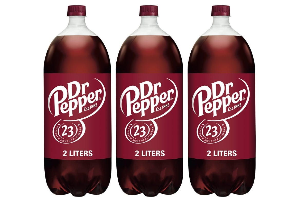 3 Dr Pepper Soda 2-Liters