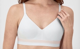 a person wearing a bra