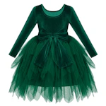 Kids' Velvet Tutu Dress