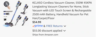 Cart vacuum