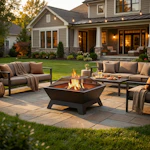 Square Portable Fire Pit