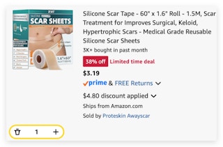 Silicone Scar Tape