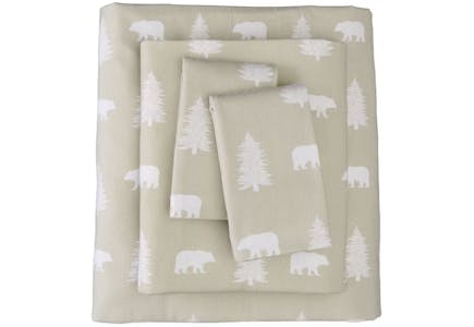 Holiday Flannel Sheet Set