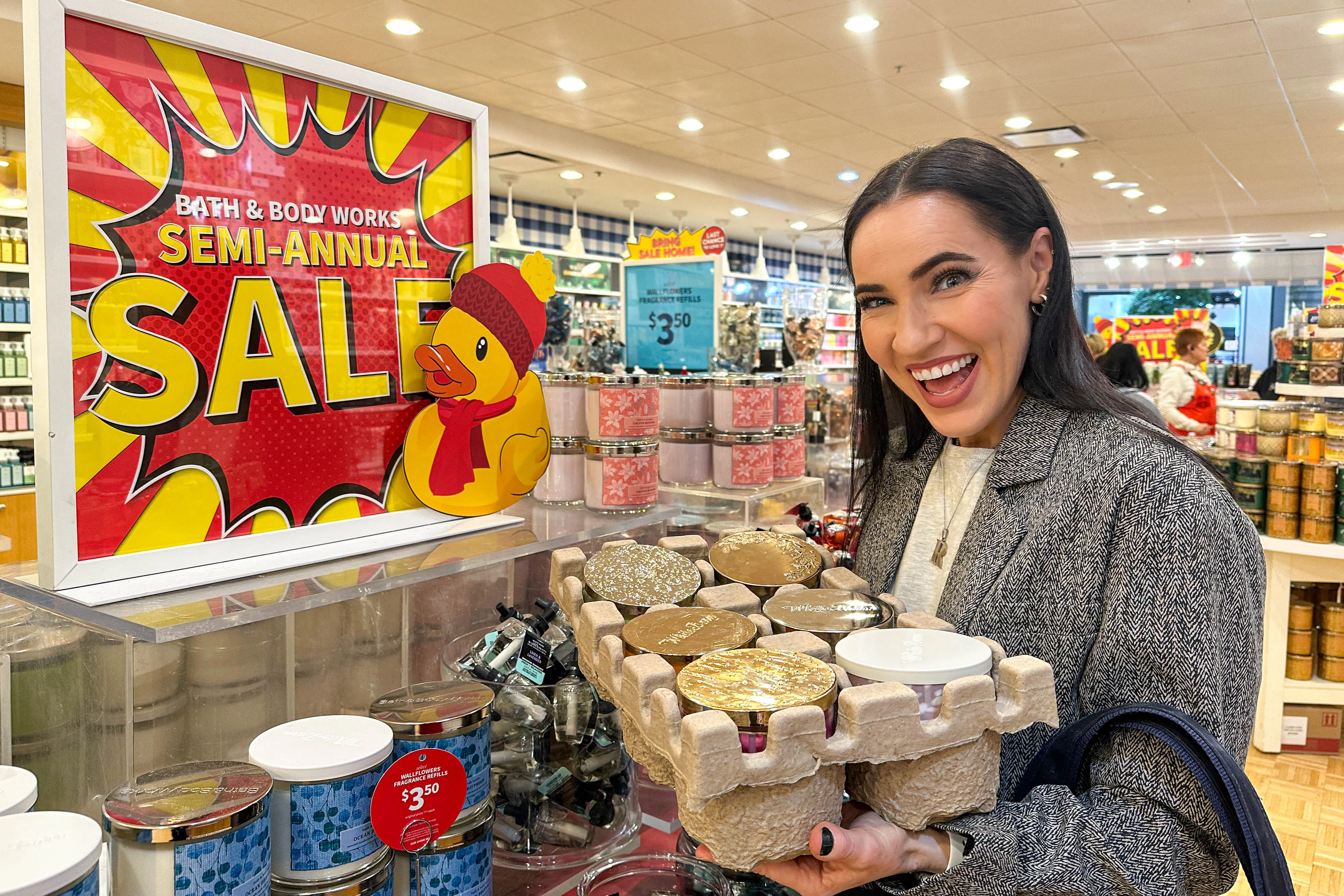 Bath & Body Works Semi-Annual Sale: 3-Wick Candles Starting deal at Bath & Body Works