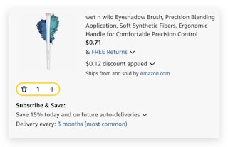 wet n wild eyeshadow brush