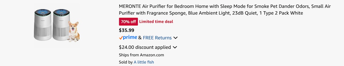 Amazon Air Purifier 2025