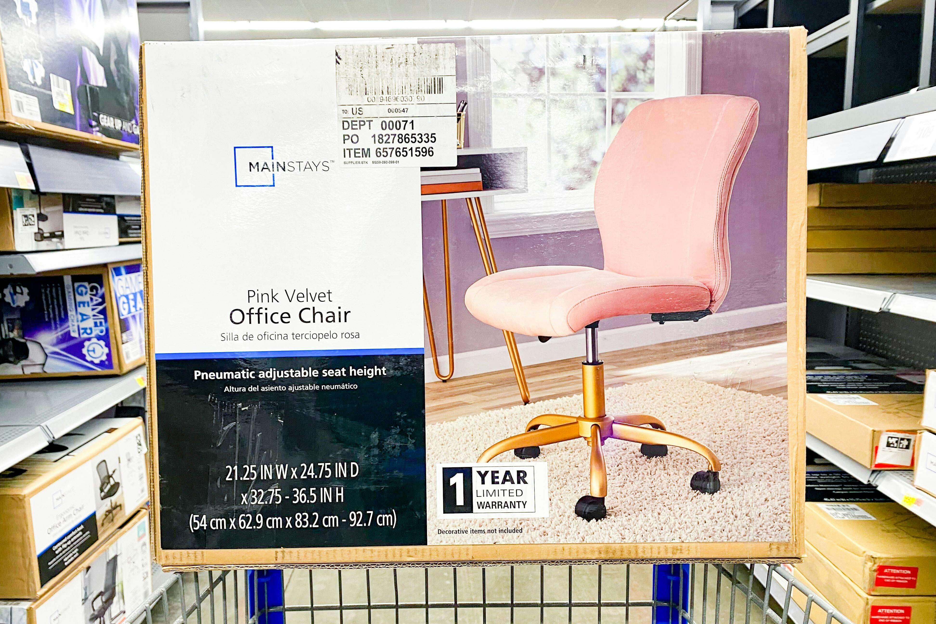 Mainstays Office Chair, 58 at Walmart The Krazy Coupon Lady