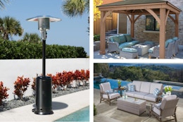 Costco Hot Buys Home and Garden Deals: $50 Deck Box, $250 Patio Heater, More card image