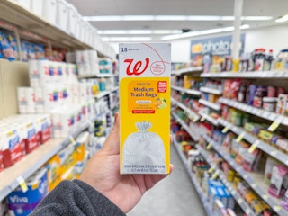 walgreens brand trash bags