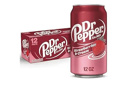 Dr Pepper Strawberries and Cream 12-Pack