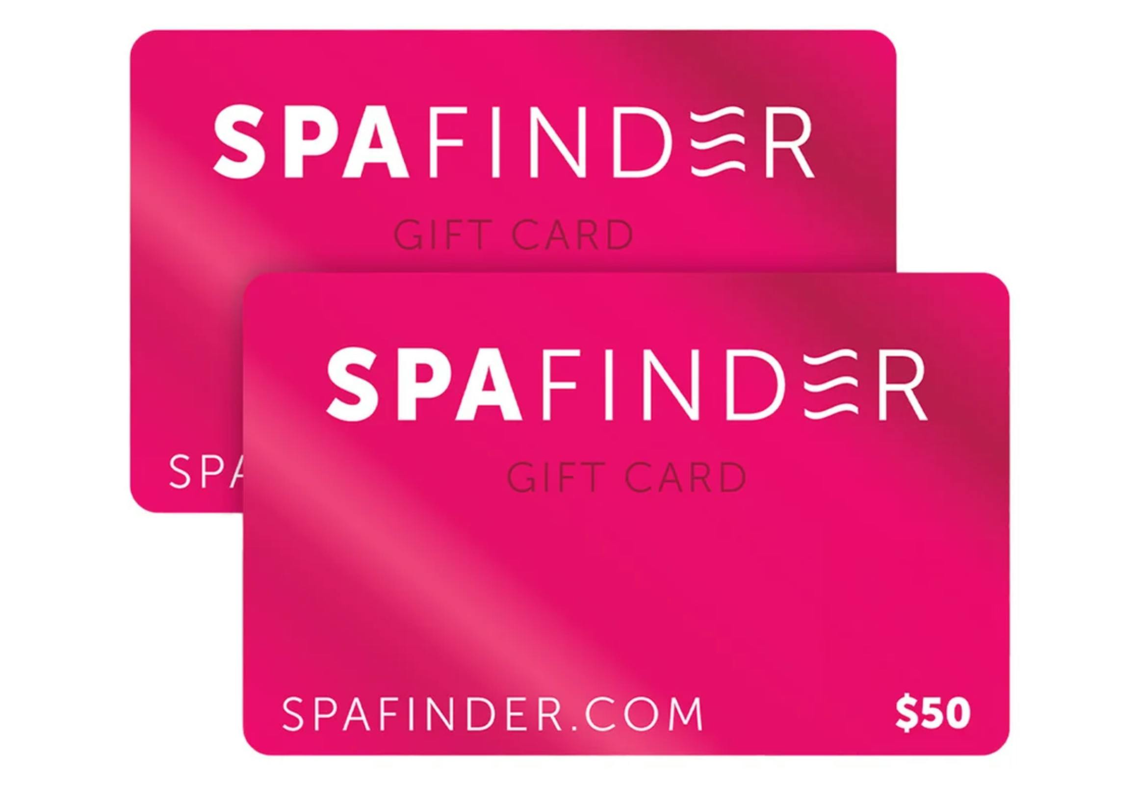 Spafinder $50 eGift Cards 2-Pack