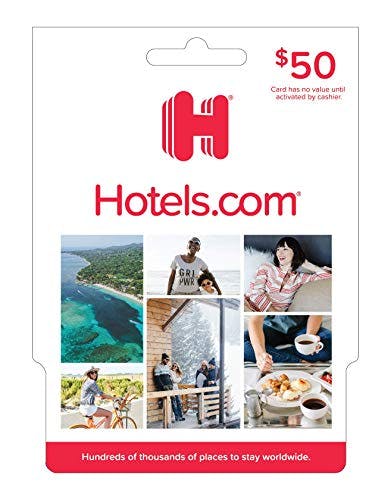 Hotels.com $50 Gift Card