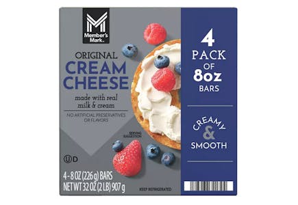 Member's Mark Cream Cheese 4-Pack