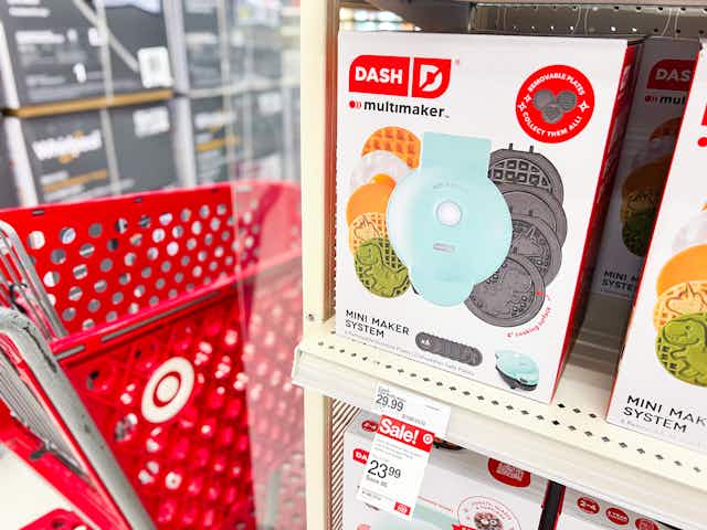 Dash Mini Waffle Maker and Griddle, Just $23 at Target card image