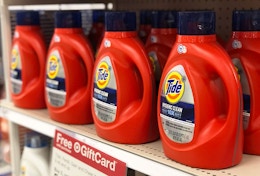 Tide 34-Ounce Laundry Detergent, as Low as $4.22 on Amazon card image