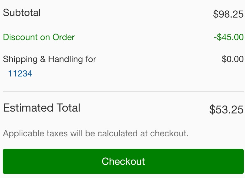 costco-pharmacy-items-checkout-screenshot