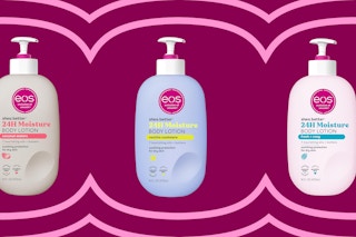 Eos body lotion collage tamplate