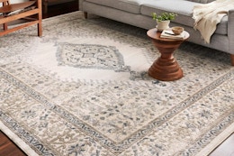  Loloi Teagan Collection TEA-02 Oatmeal/Ivory rug.