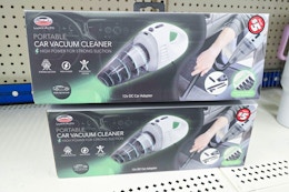 Portable Car Vacuum, Only $5 at Dollar Tree card image