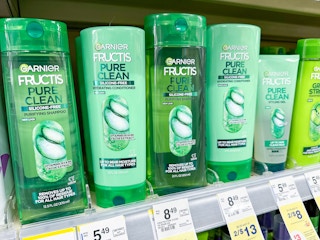 garnier shampoo on walgreens shelf