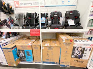 graco cart seat area