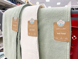 Get Wellbe 100% Turkish Cotton Bath Towels for $11.97 at Target card image