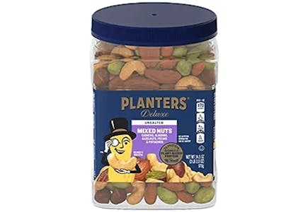 Planters Unsalted Mixed Nuts