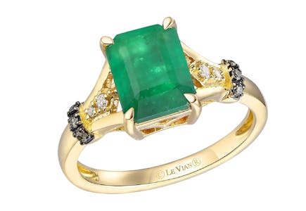 Le Vian Grand Emerald 14k Honey Gold Ring