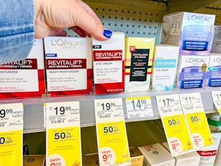 l'oreal revitalift eye cream shelf shot walgreens