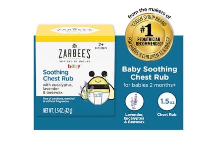 Zarbee's Baby Soothing Chest Rub