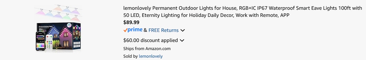Amazon Permanent Outdoor Lights 2025 2