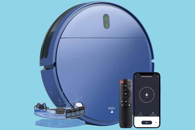Robot Vacuum and Mop Combo, Only $79.50 With Amazon Promo Code card image
