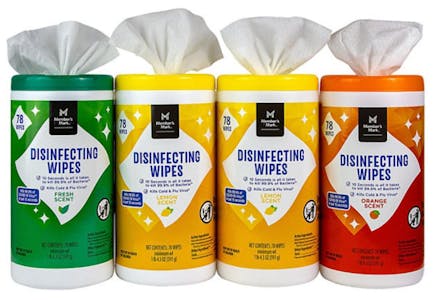 Member's Mark Disinfecting Wipes 4-Pack