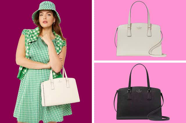 These Leather Satchels Are $119 at Kate Spade Outlet — Savings of $280 card image