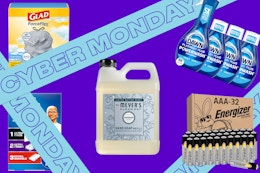 Cyber Monday Deals on Household Essentials —Trash Bags, Batteries, Detergent card image