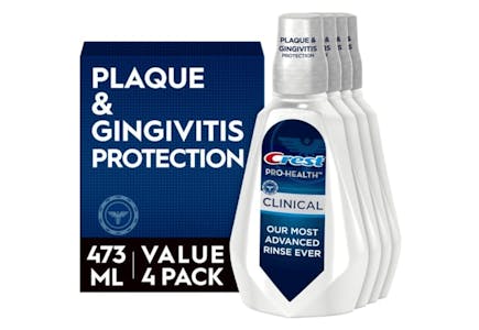 Crest Pro-Health Mouthwash 4-Pack