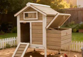 wooden chicken coop