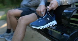 on cloud shoes