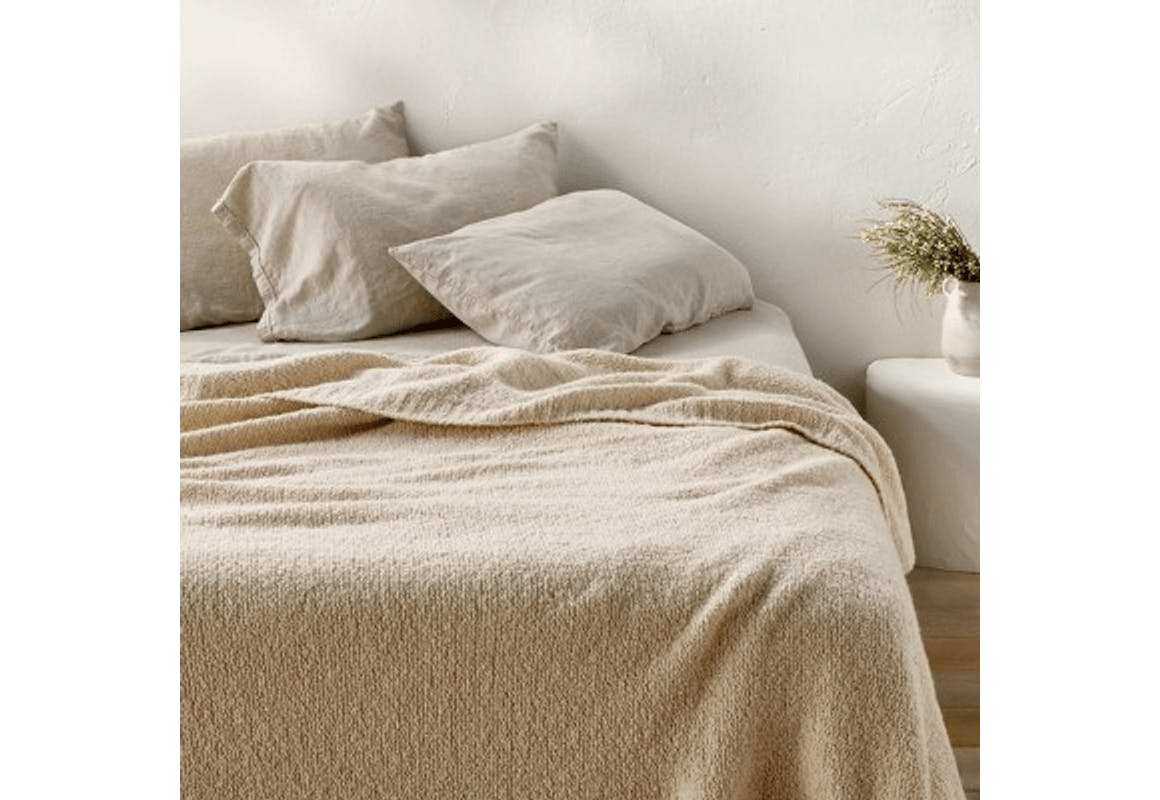 Casaluna Boucle Bed Blanket