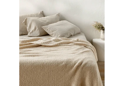 Casaluna Boucle Bed Blanket