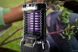 Lifestyle image of a Sun Joe Bug Zapper